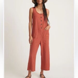 Marine Layer Sydney Button Front Jumpsuit - S